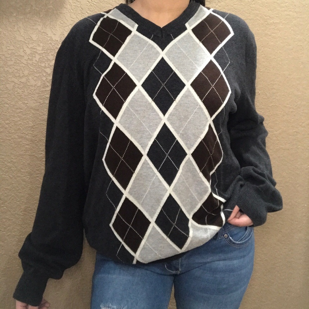 Argyle sweater
